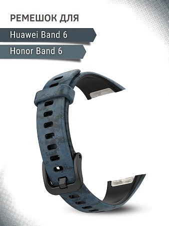 Ремешок PADDA с рисунком для Huawei Band 6 / Honor Band 6 (Mosaic)