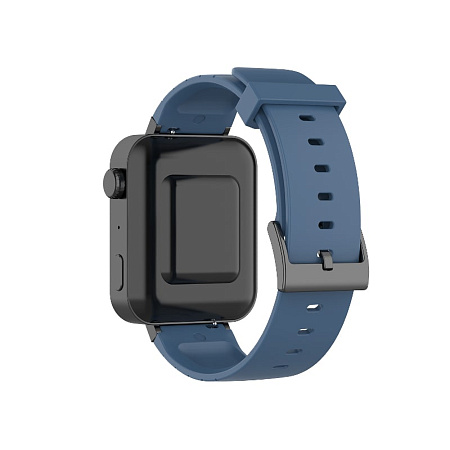 Силиконовый ремешок для Xiaomi Mi Watch (18 мм), сине-серый