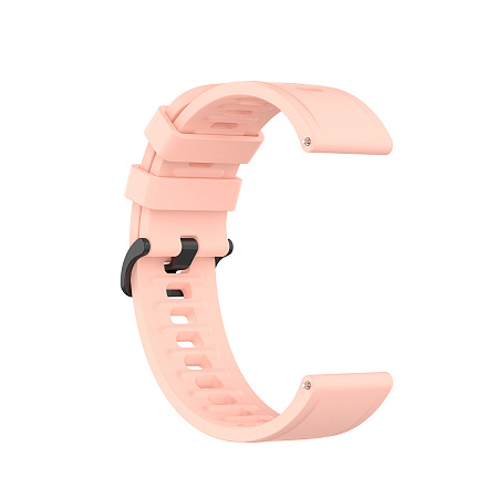 Ремешок PADDA Geometric для Realme Watch 2 / Realme Watch 2 Pro / Realme Watch S / Realme Watch S Pro, силиконовый (ширина 22 мм.), розовая пудра