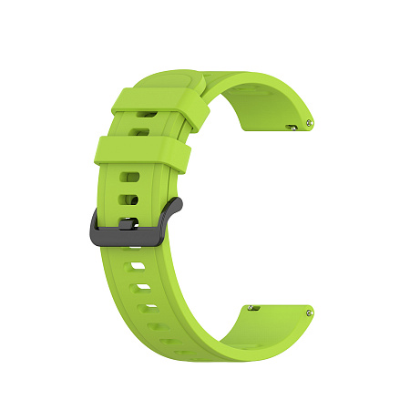 Ремешок PADDA Geometric для Huawei Watch 3 / 3Pro / GT 46mm / GT2 46 mm / GT2 Pro / GT 2E 46mm, силиконовый (ширина 22 мм.), зеленый лайм