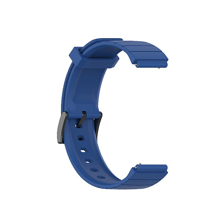 Силиконовый ремешок для Xiaomi Mi Watch (18 мм), темно-синий