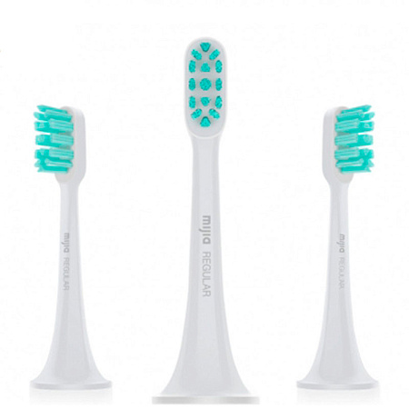 Насадка для электрической зубной щетки Mi Electric Toothbrush Head (3 шт. в комплекте) DDYST01SKS (NUN4010GL), светло-серая