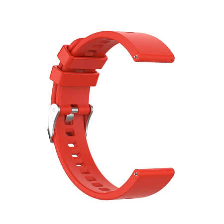Силиконовый ремешок PADDA Magical для смарт-часов Samsung Galaxy Watch 3 (41 мм)/ Watch Active/ Watch (42 мм)/ Gear Sport/ Gear S2 classic (ширина 20 мм), красный