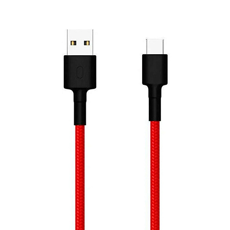 Кабель Xiaomi Mi Braided USB Type-C Cable 100см SJX10ZM (SJV4110GL), красный