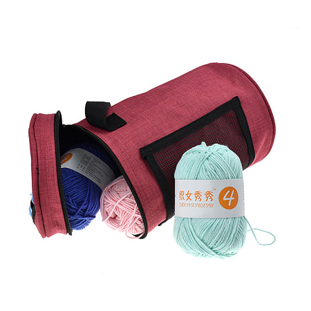 Набор сумок для вязальных принадлежностей Wool Storage, цвет красный