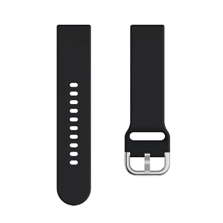 Ремешок PADDA Medalist для смарт-часов Xiaomi шириной 22 мм, силиконовый (черный)
