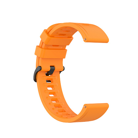 Универсальный силиконовый ремешок PADDA Geometric для смарт-часов шириной 22 мм, оранжевый