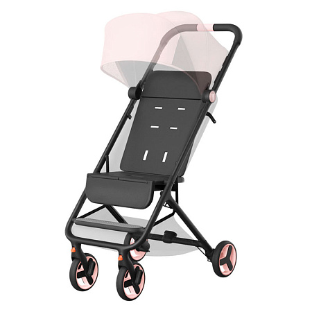 Детская коляска Xiaomi MITU Baby Folding Stroller (розовая)