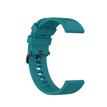 Ремешок PADDA Geometric для Realme Watch 2 / Realme Watch 2 Pro / Realme Watch S / Realme Watch S Pro, силиконовый (ширина 22 мм.), морская волна