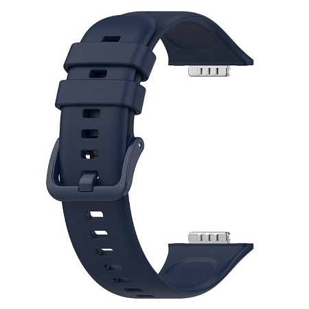 Силиконовый ремешок PADDA для Huawei Watch Fit 2 (темно-синий)