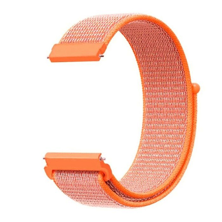Нейлоновый ремешок PADDA для смарт-часов Honor Watch ES / Magic Watch 2 (42 мм), шириной 20 мм (кораллово-оранжевый)