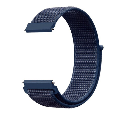Нейлоновый ремешок PADDA для смарт-часов Huawei Watch 3 / 3Pro / GT 46mm / GT2 46 mm / GT2 Pro / GT 2E 46mm, шириной 22 мм  (темно-синий)