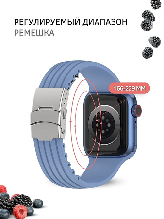 Ремешок PADDA TRACK для Apple Watch SE поколений (38/40/41мм), синий