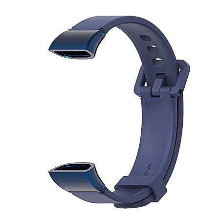 Силиконовый ремешок Mijobs для Huawei Band 3 / 3Pro / 4Pro (темно-синий)