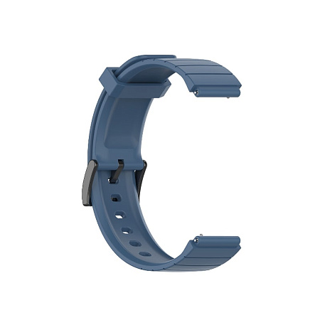 Силиконовый ремешок для Xiaomi Mi Watch (18 мм), сине-серый