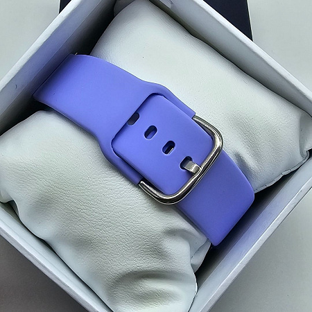 Ремешок PADDA Medalist для смарт-часов Xiaomi шириной 22 мм, силиконовый (сиреневый)