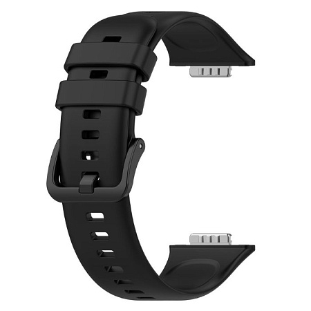 Силиконовый ремешок PADDA для Huawei Watch Fit 2 (черный)