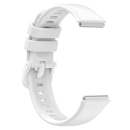 Ремешок для Huawei Band 7, силиконовый (белый)