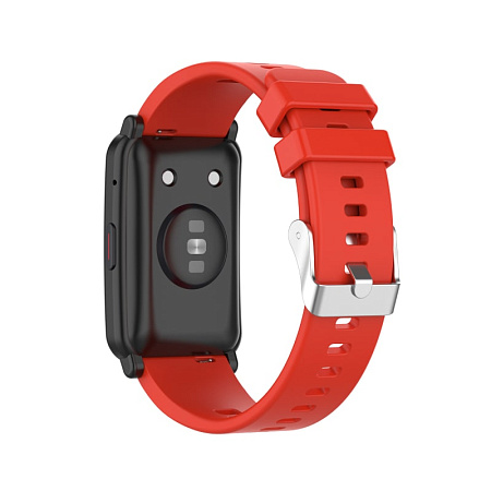 Силиконовый ремешок PADDA Magical для смарт-часов Samsung Galaxy Watch 3 (41 мм)/ Watch Active/ Watch (42 мм)/ Gear Sport/ Gear S2 classic (ширина 20 мм), красный