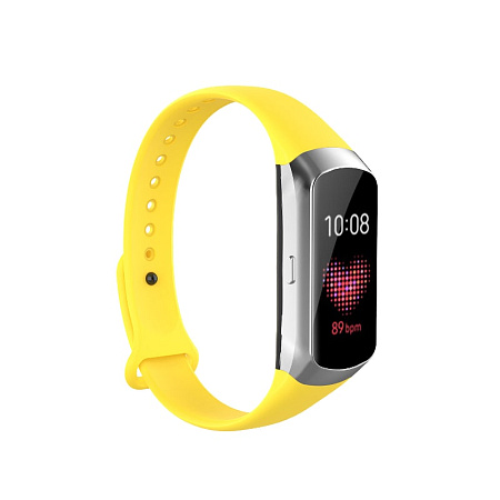 Силиконовый ремешок для Samsung Galaxy Fit SM-R370, желтый