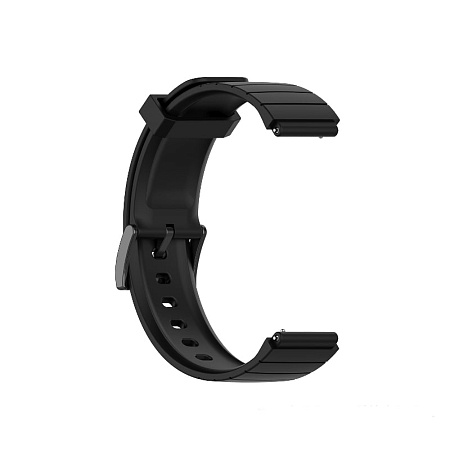 Силиконовый ремешок для Xiaomi Mi Watch (18 мм), черный
